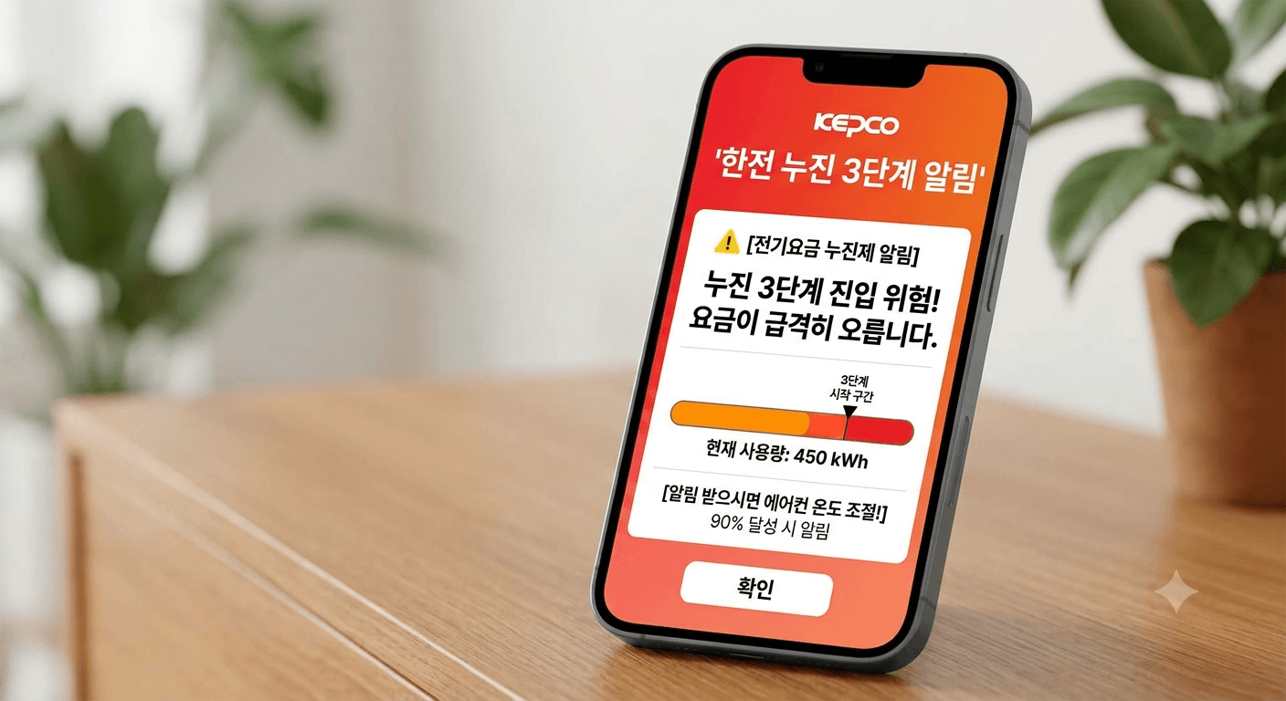 전기요금 누진제 알림 서비스