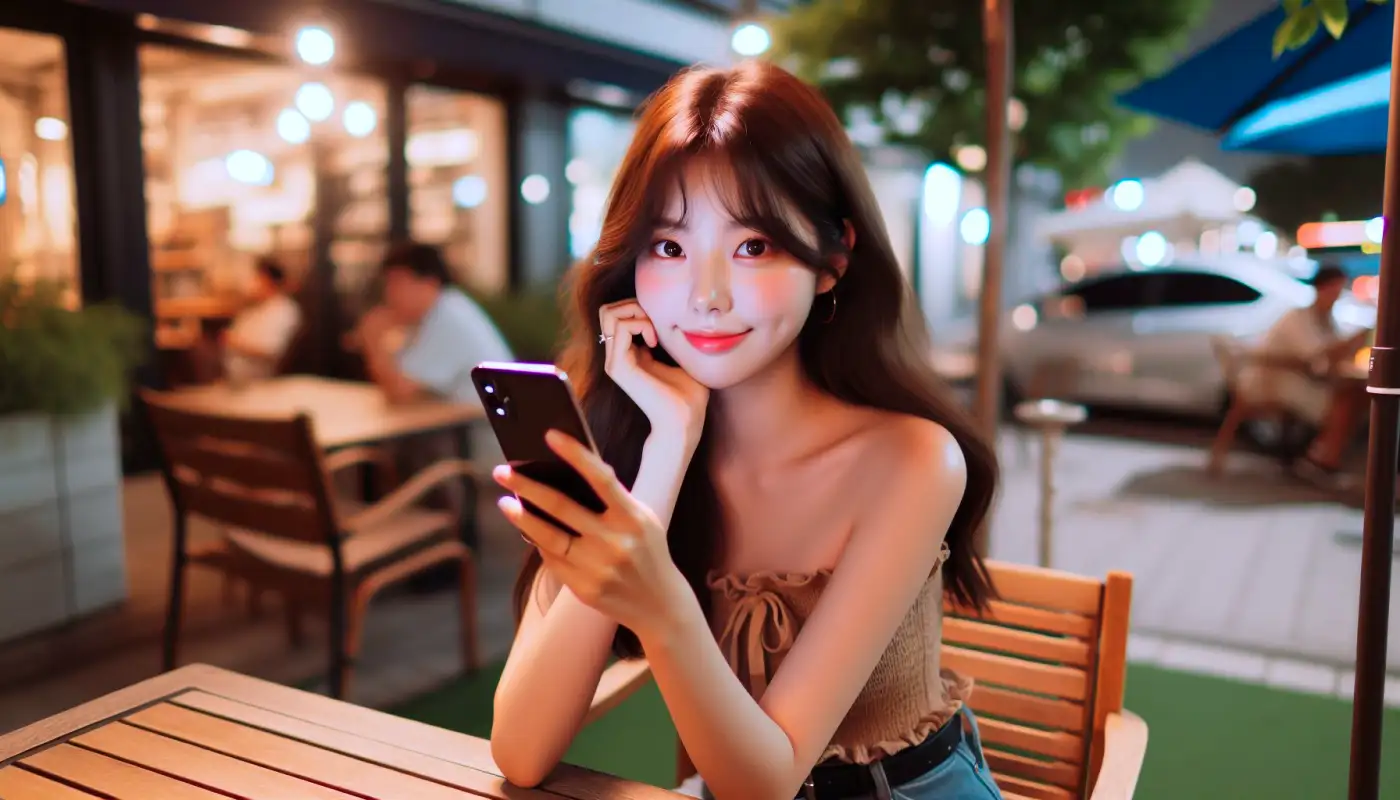 상대방-카톡-차단-방법을-알아보는-여성의-모습