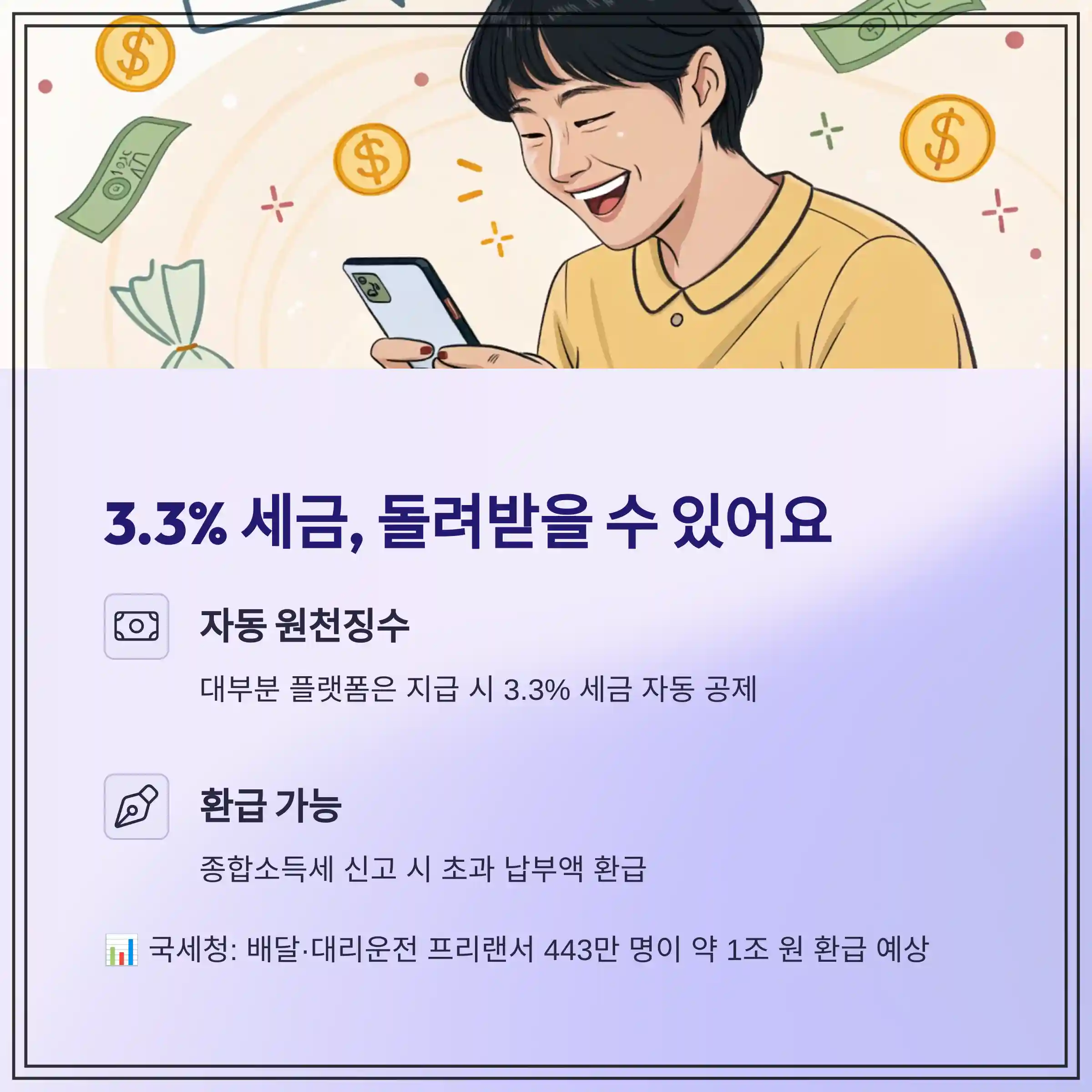 대리운전기사·배달기사, 종합소득세 신고 꼭 해야 하나요?