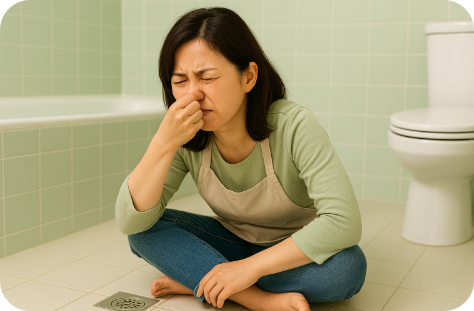 욕실·싱크대 배수구 냄새의 원인과 해결법