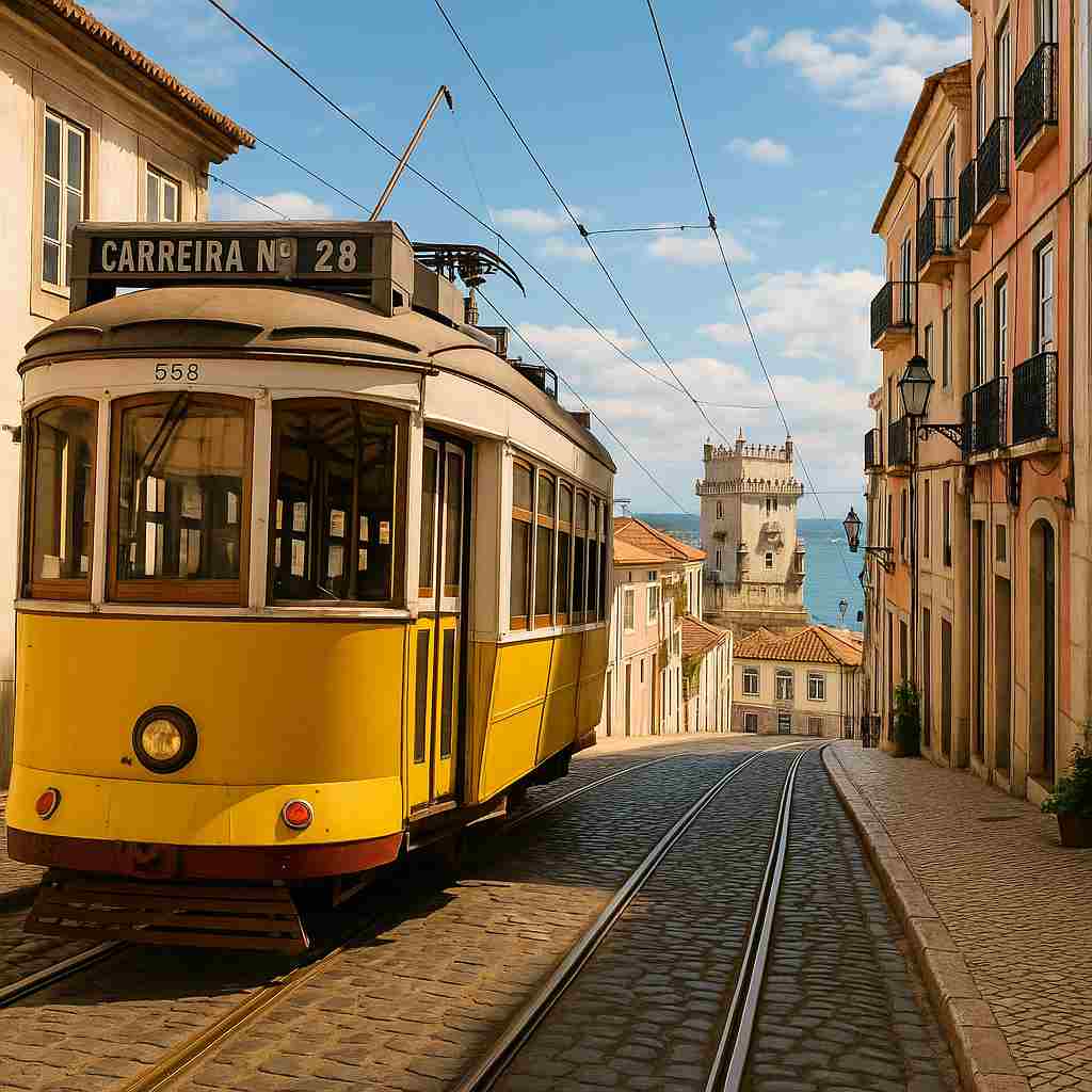리스본의 트램과 벨렘지구