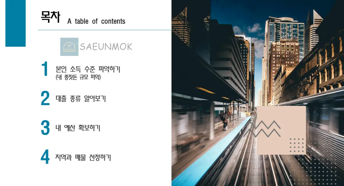 내집마련-과정-상담-목차