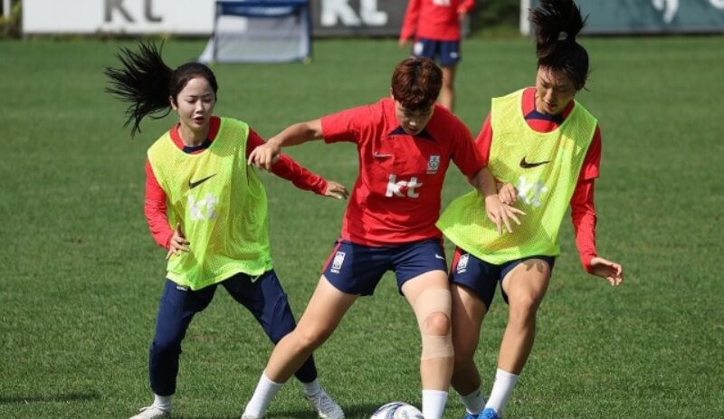 항저우 아시안게임 여자축구 미얀마전 하이라이트