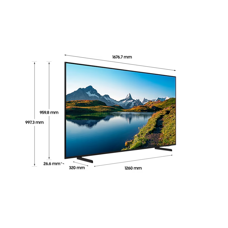 KQ75QC68AFXKR 크기