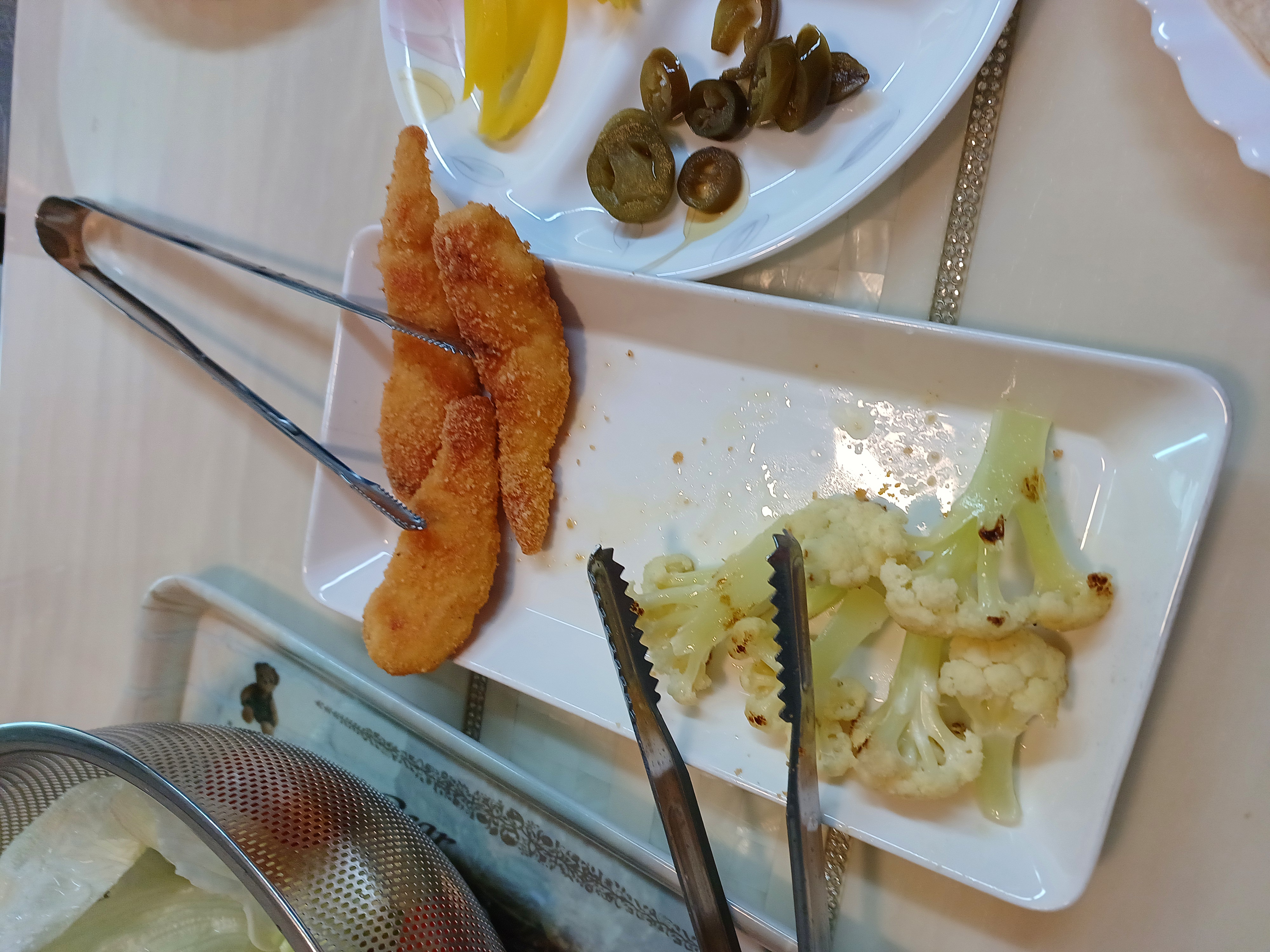 텐더와 콜리플라워 구이