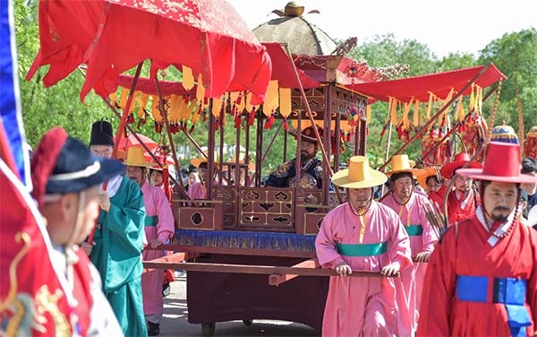 태조 어가행렬 출정식