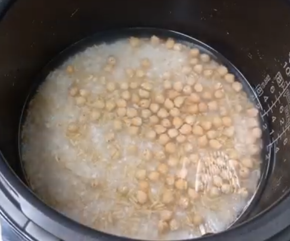 병아리콩 밥해 먹기