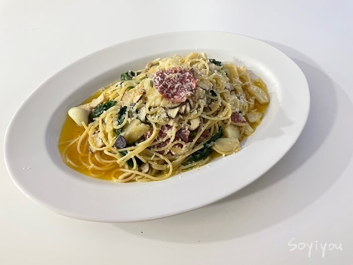 살라미-오일-파스타