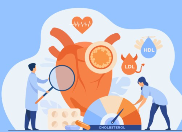 고지혈증 일러스트