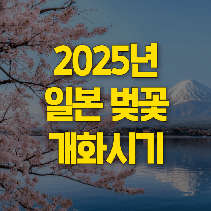 2025년-일본-벚꽃-개화-시기