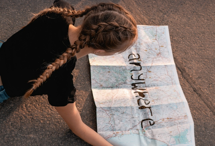 청춘의 독서 길을 찾는 지도