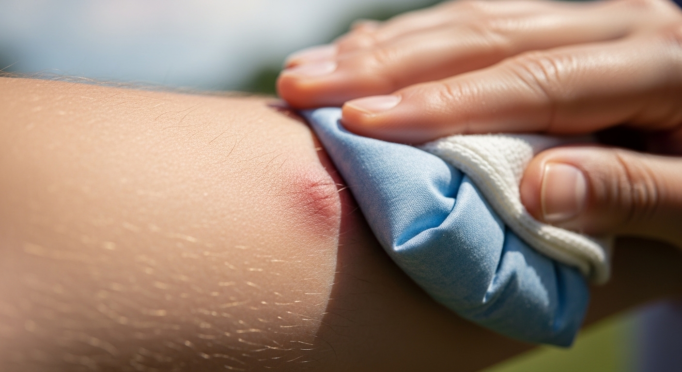 피부과, 냉찜질