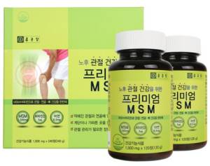 종근당 프리미엄 엠에스엠 MSM&#44; 120정&#44; 2개입