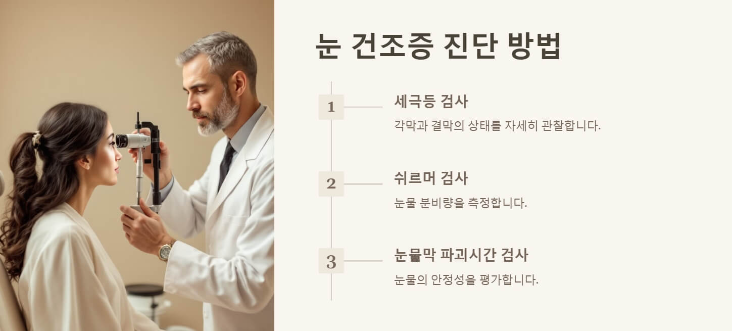 눈 건조증 증상 원인 치료