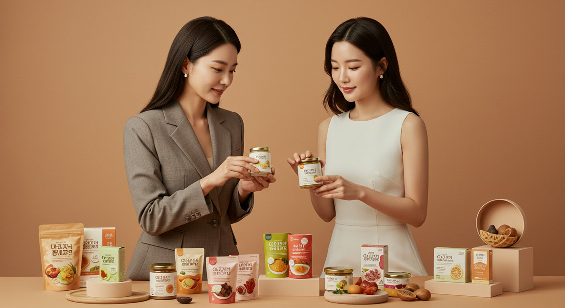 ์์์ ๋๋ํ๊ฒ ๊ณ ๋ฅด๋ ์ฌ์ฑ ๋๋ช
์ด๋ฏธ์ง