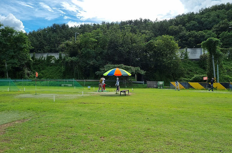 창원 호계파크골프장. 경남 창원시 마산회원구 내서읍 호계 본동로 59-1