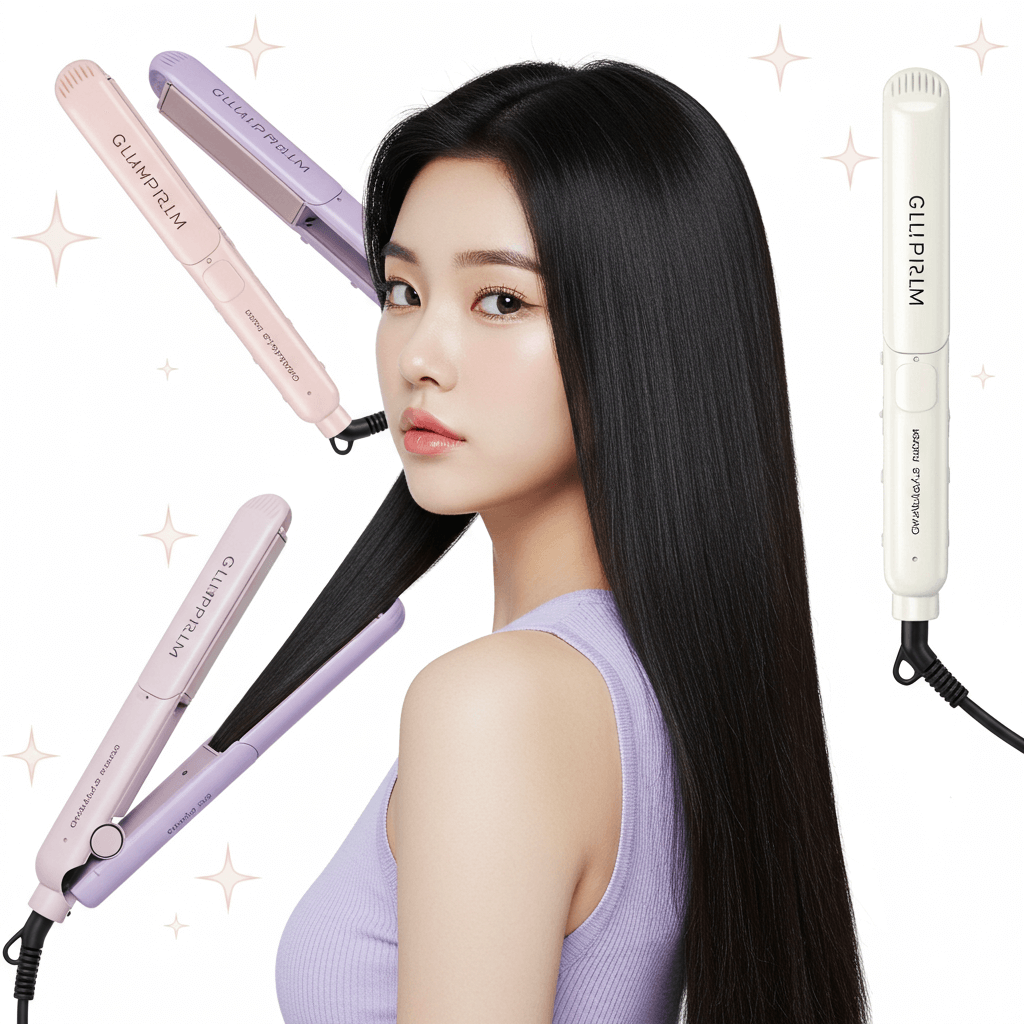 글램팜 고데기 고장