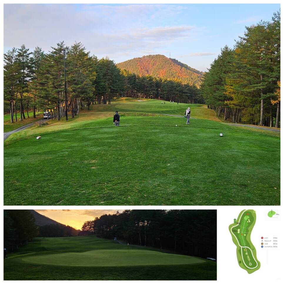 골프장 경험담 모나용평cc 해발 780m 청정 지역의 골프장 용평 리조트