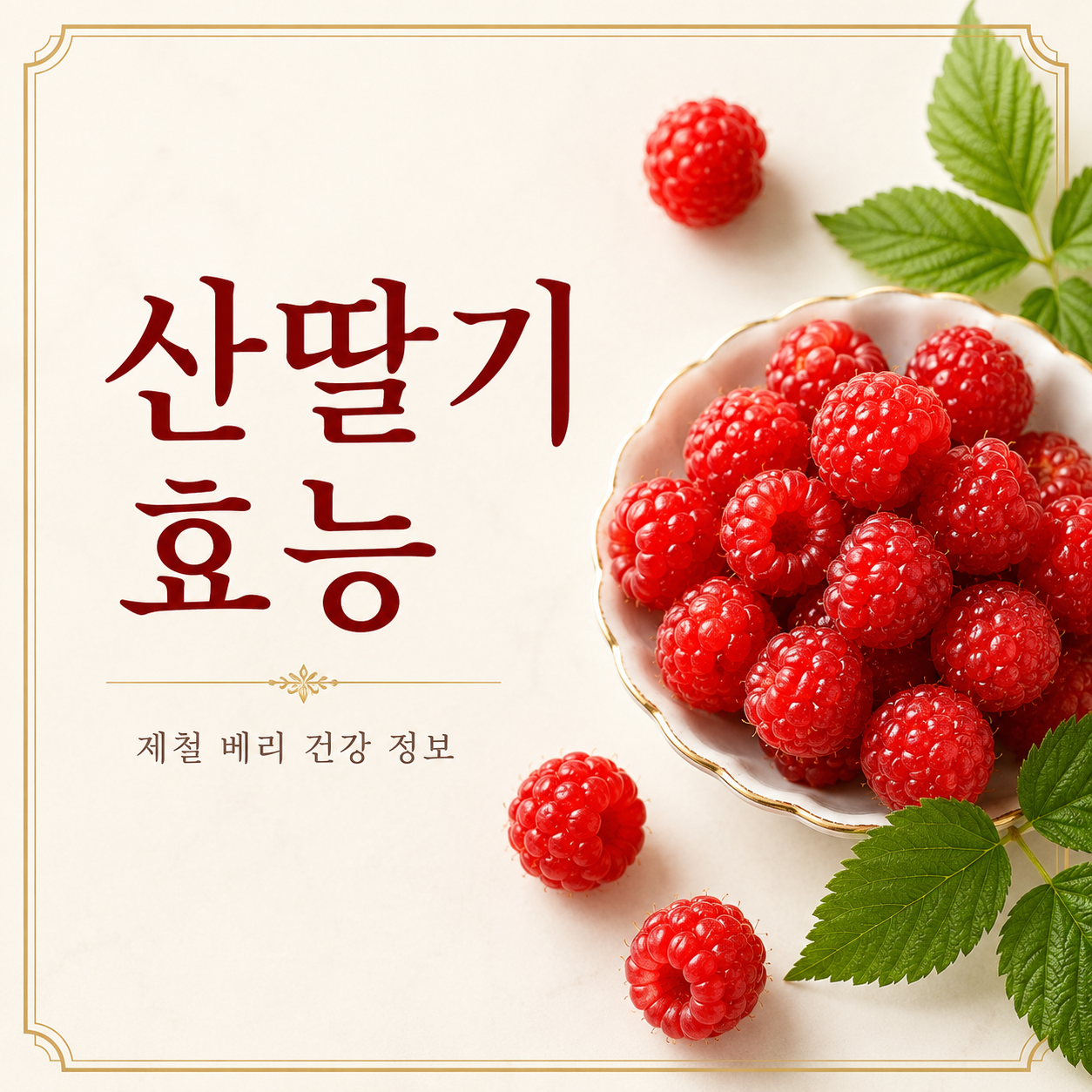 산딸기 효능