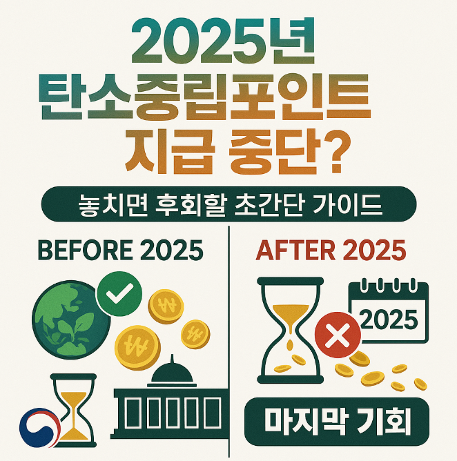 2025년-탄소중립포인트-예산-소진-지급-중단-내년-다시-받는-꿀팁