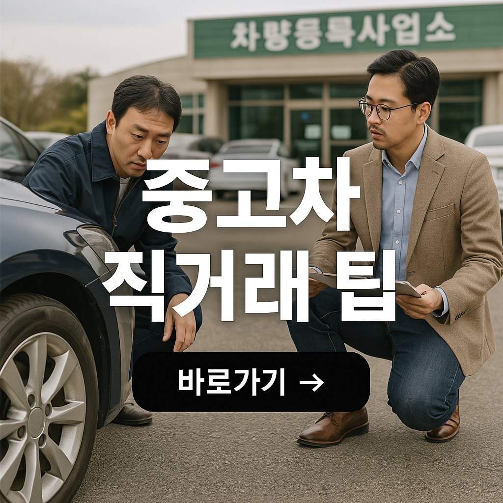 중고차 직거래 방법 사진
