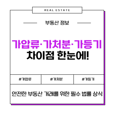 부동산 가압류 vs 가처분 vs 가등기, 차이점 완벽 정리!