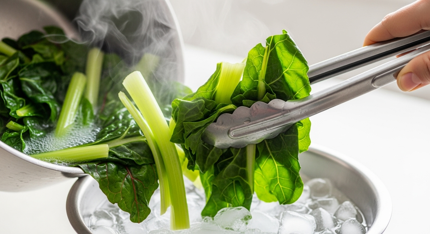 🔥김대석 셰프 건강반찬 끝판왕🔥 - 쑥갓·근대나물 이렇게 무치면 밥도둑 됩니다! (불면증·변비 해결👍)