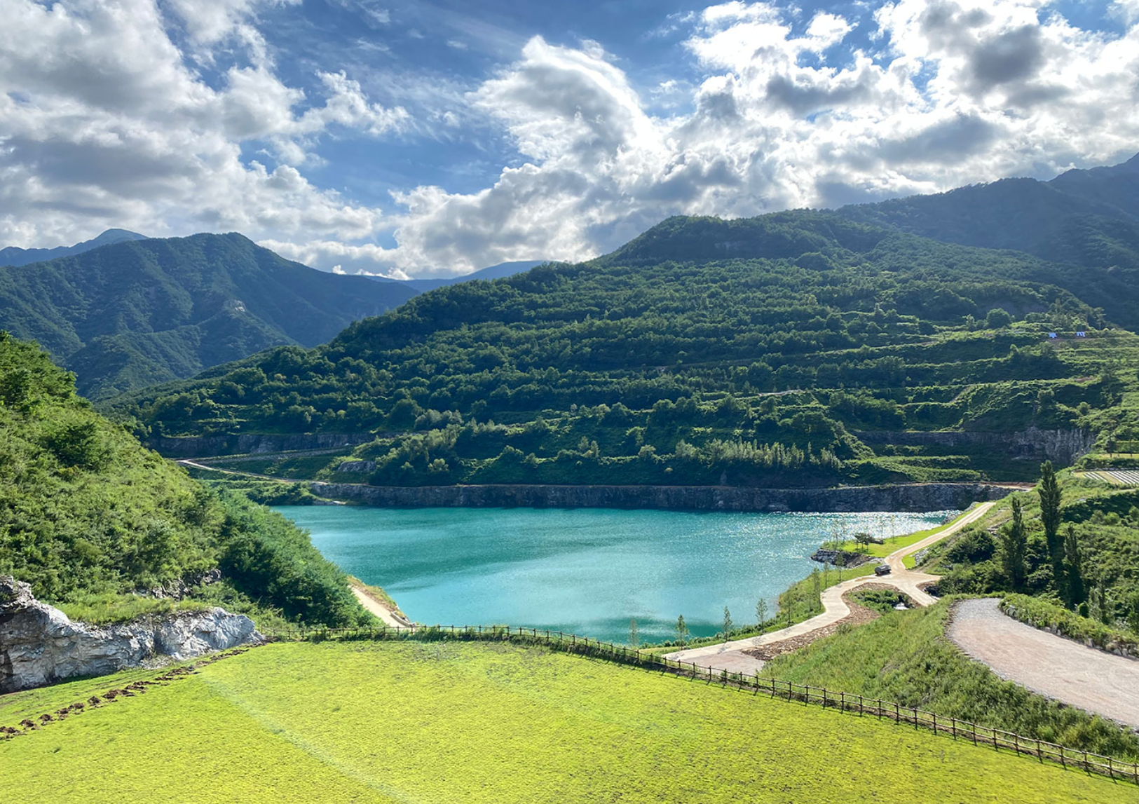 쇄석장 전망카페에서 보이는 뷰~~