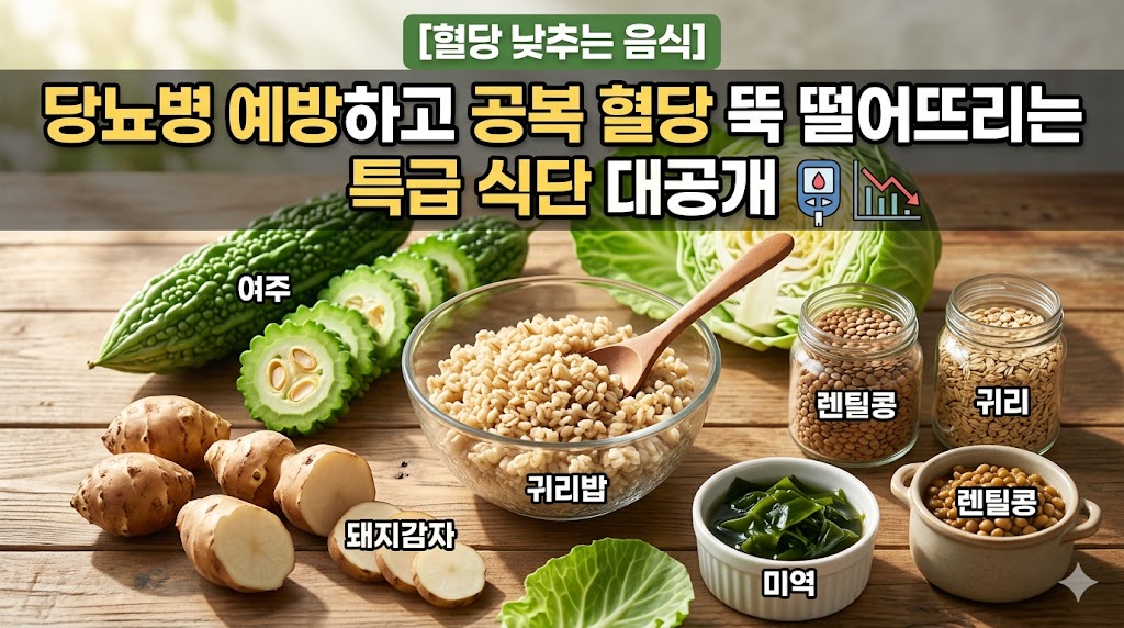 혈당 낮추는 음식