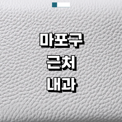 서울 마포구 내과