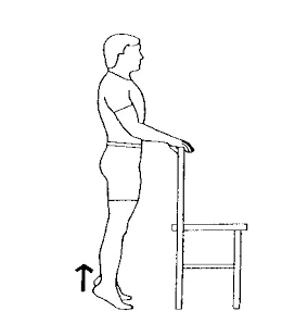힐레이즈 운동 하는 모습