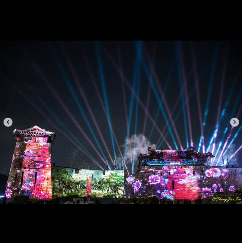 “2025 수원화성 미디어아트축제 완벽 가이드! 야간빛축제·프로젝션맵핑·포토존 총정리”