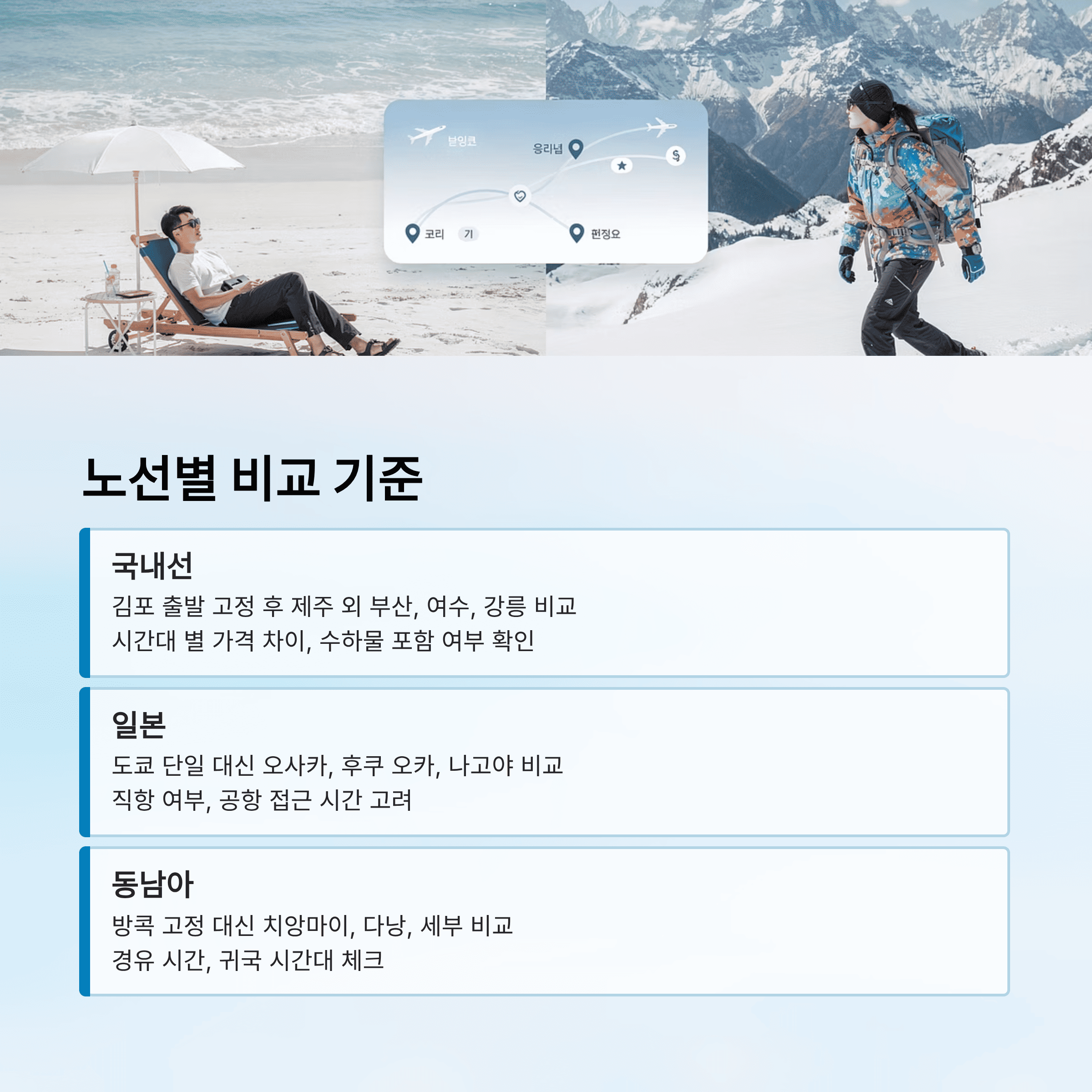 항공권 최저가로 사는 법