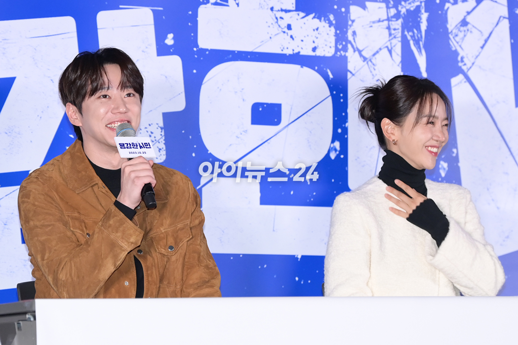 배우 이준영이 18일 오후 서울 용산구 한강로동 CGV 용산아이파크몰에서 열린 영화 '용감한 시민'(감독 박진표) 언론시사회에 참석하고 있다. [사진=정소희 기자]