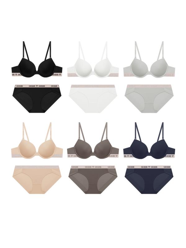 N도착 게스언더웨어 샤인 로즈골드 브라팬티 세트 6 Colors