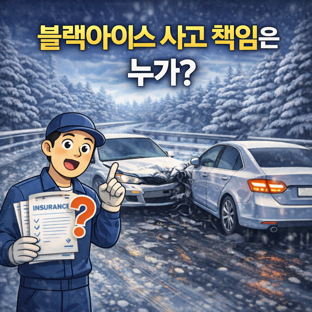 블랙아이스 사고 책임은 도대체 누가 책임을 져야 하나?