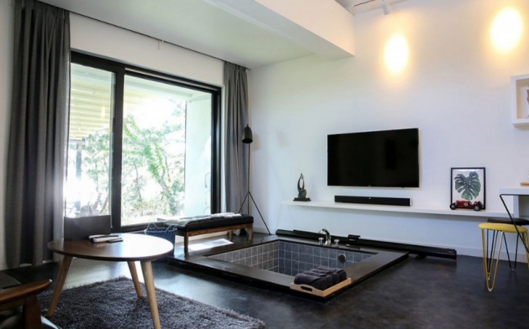 카라반 별관 거실