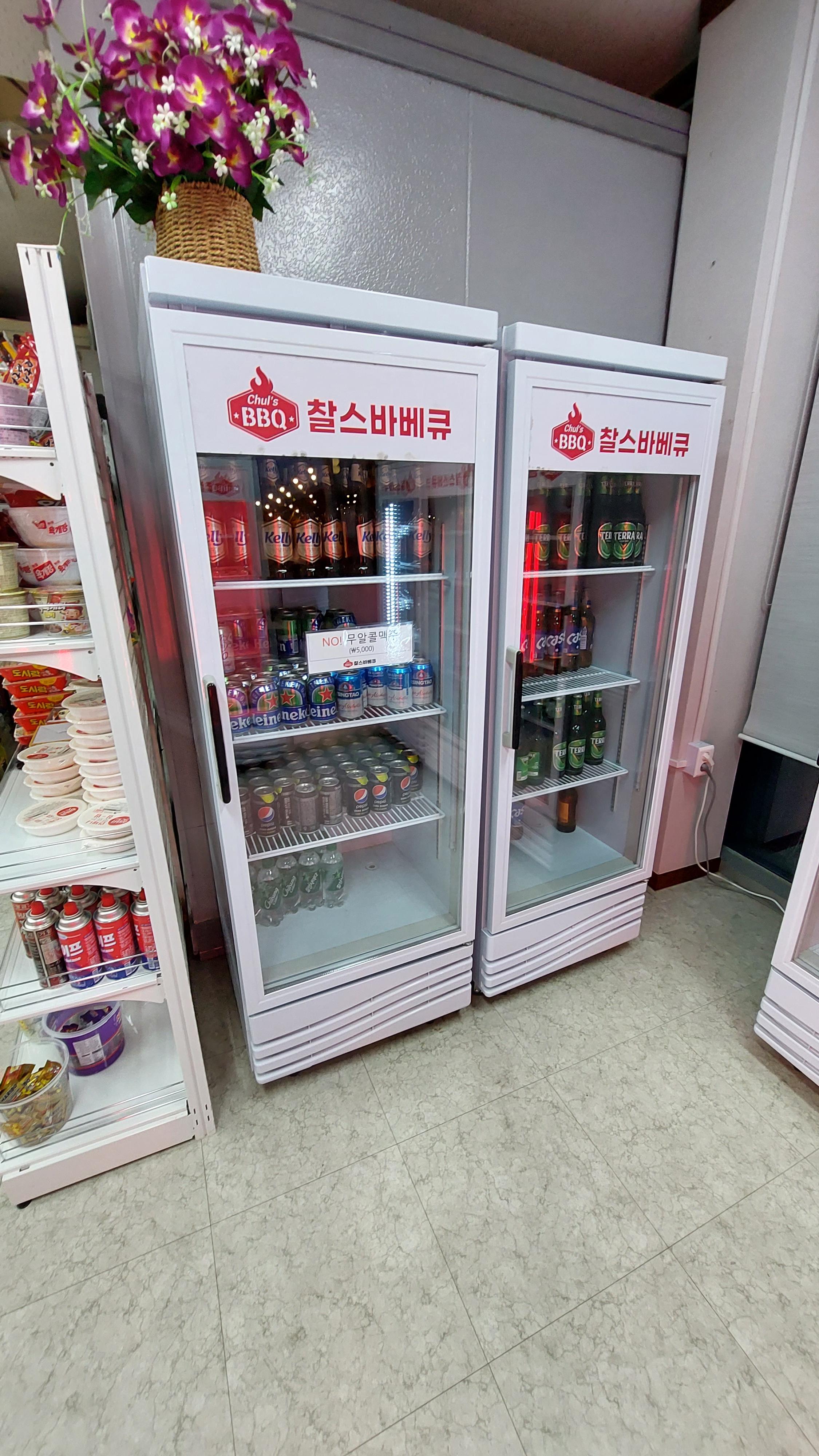 대전 찰스바베큐 판매중인 맥주종류