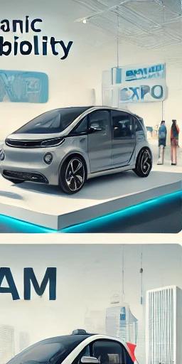 모빌리티쇼를 표현한 사진