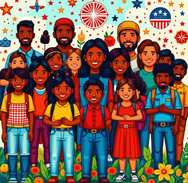 미국이민자그림