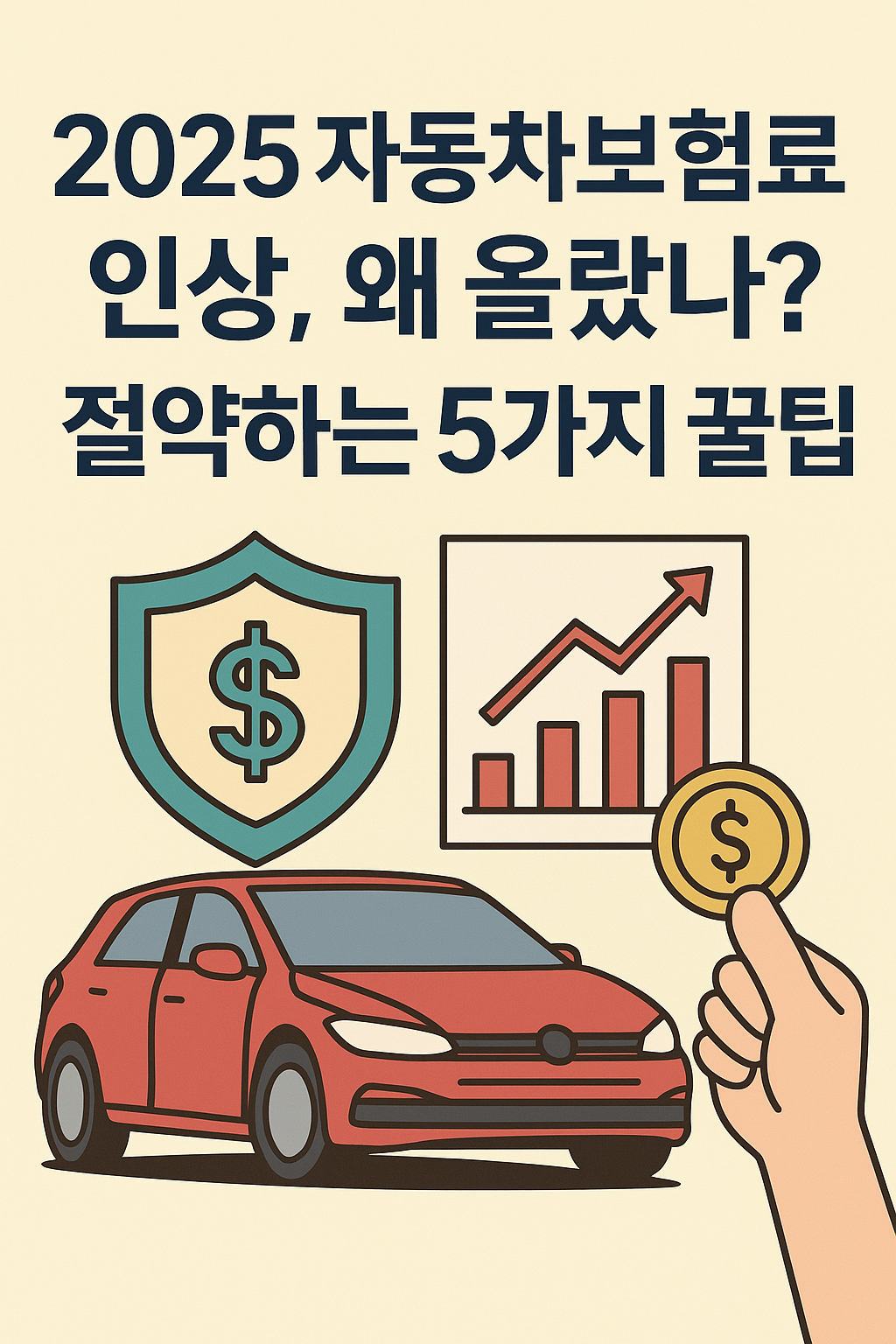 2025 자동차보험료 인상, 왜 올랐나? 절약하는 5가지 꿀팁