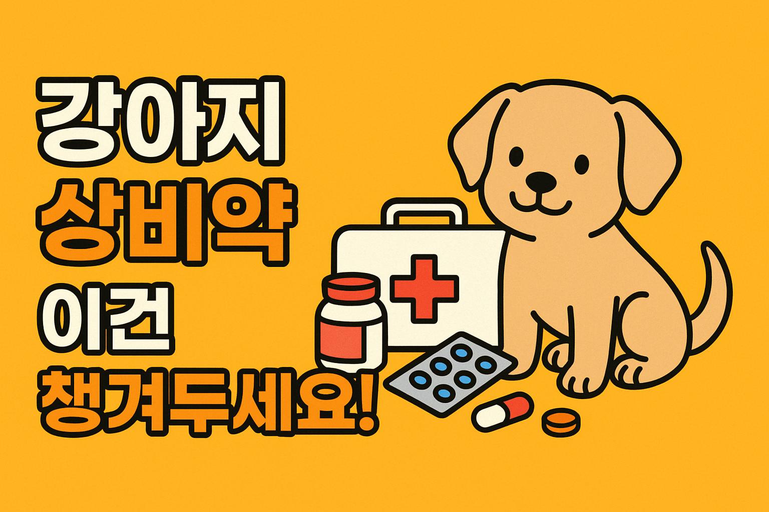 강아지 상비약 이미지