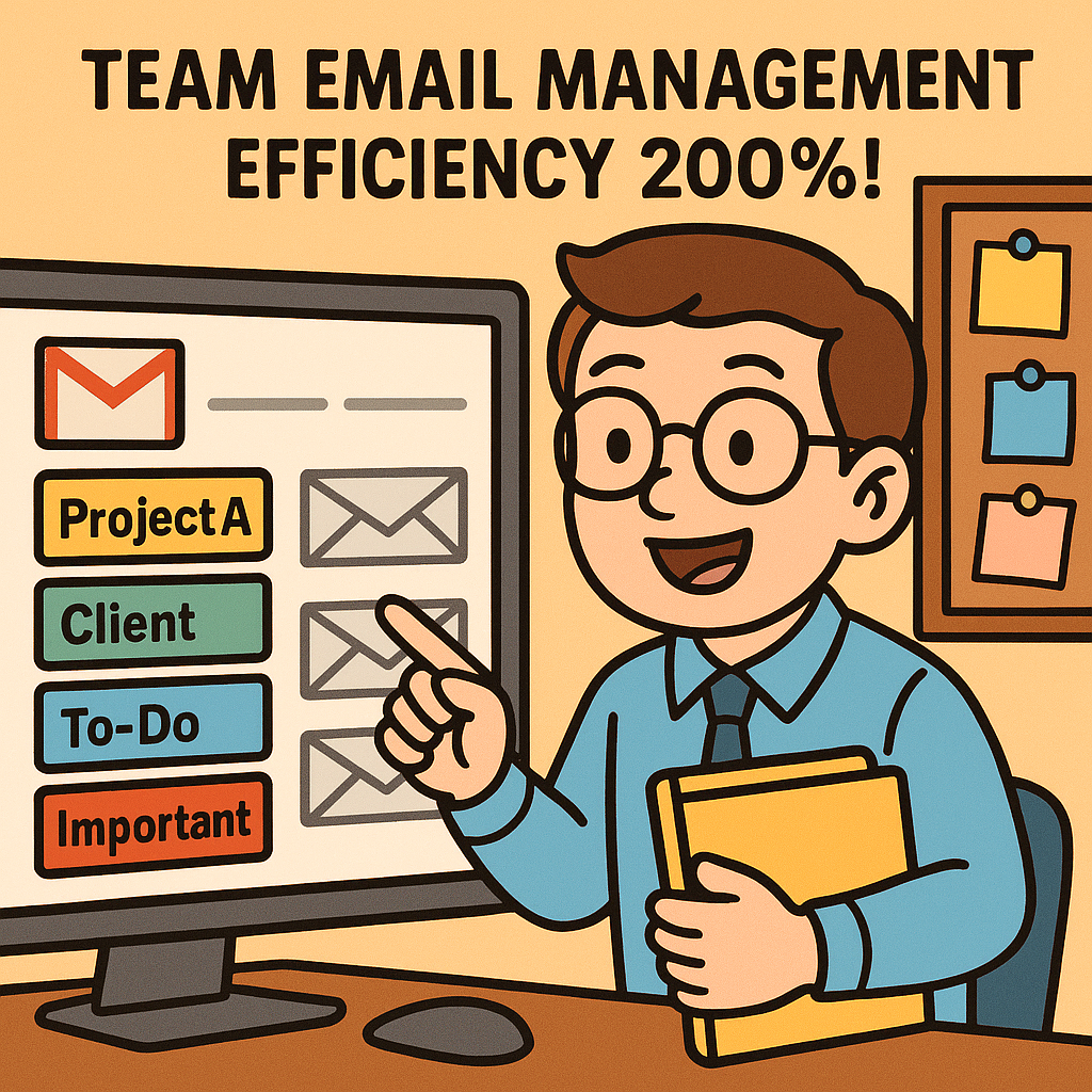 팀 이메일 관리 효율 200%! 워크스페이스 라벨링 전략
