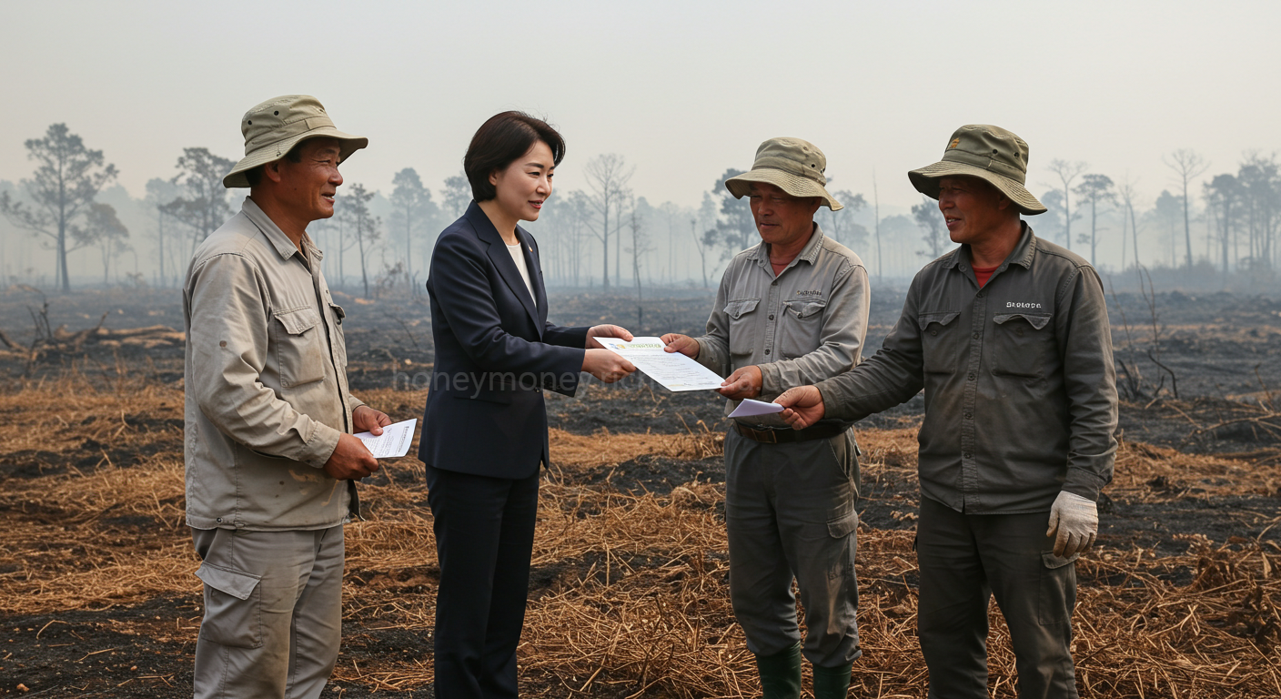 산불 피해 농가 재난지원금 및 세금감면