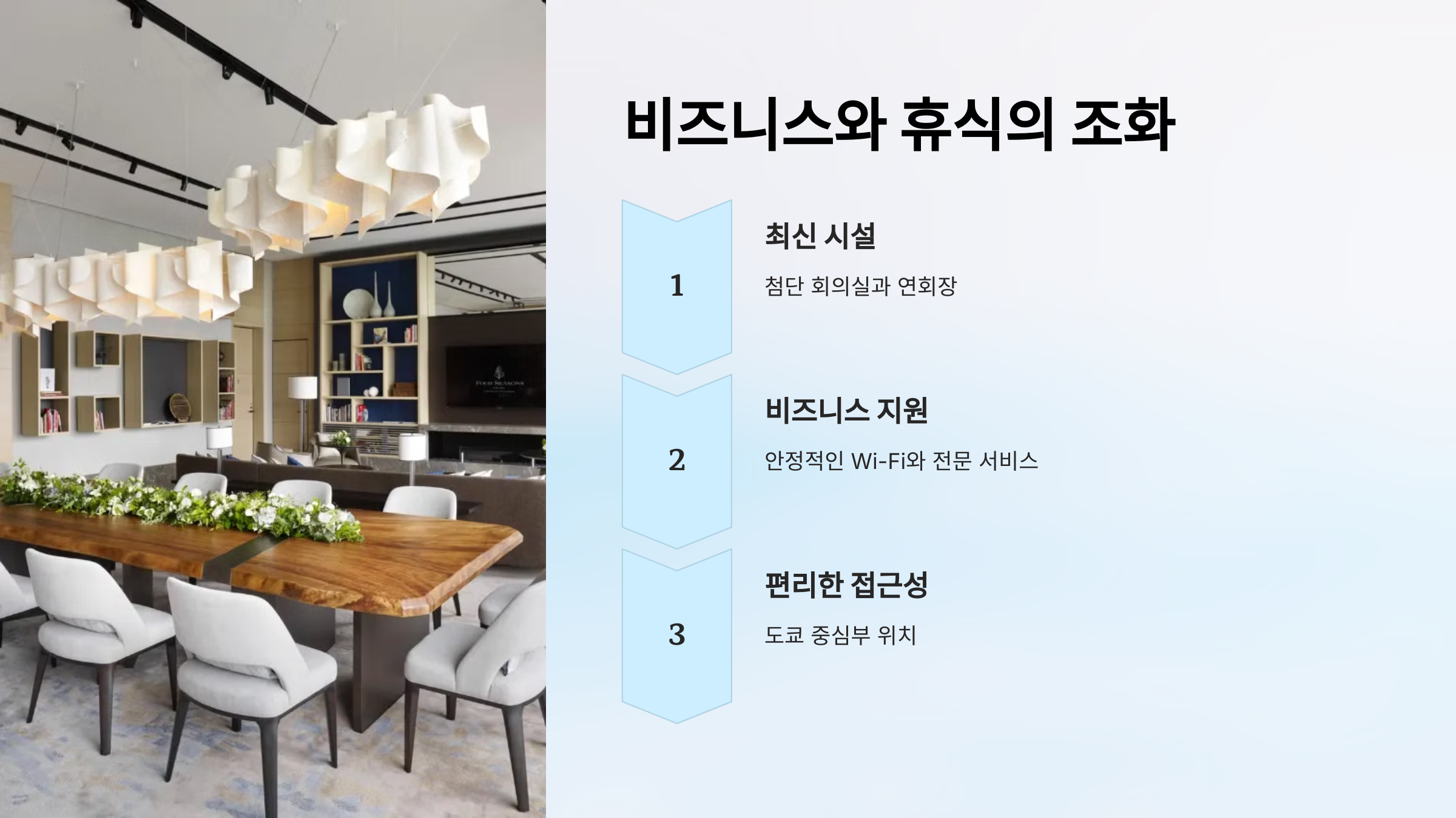 5. 💼 비즈니스와 휴식의 조화