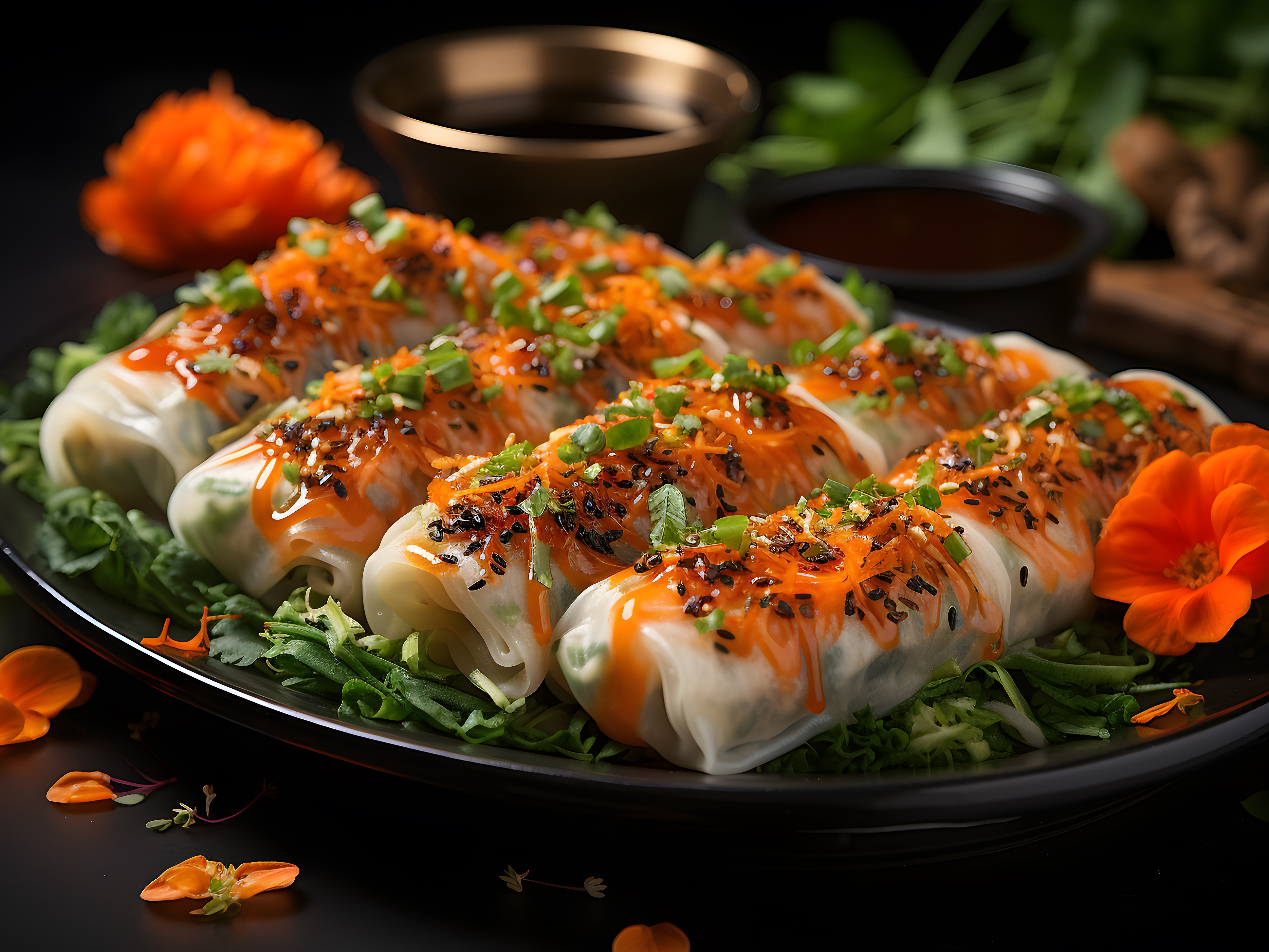 Fresh Rice Paper Rolls image