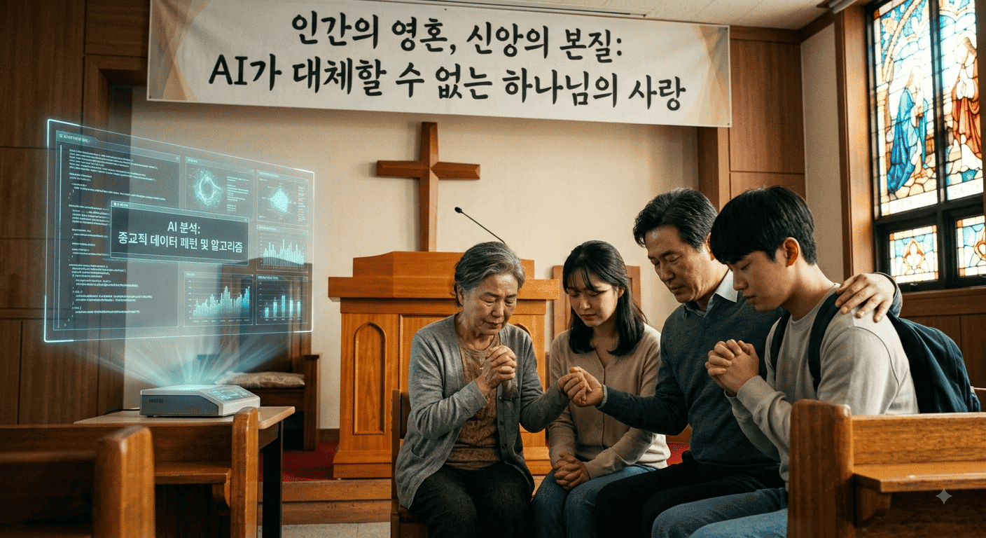 AI시대에 과연 기독교와 교회는 과연 필요한가?AI가 대체할 수 없는 인간의 영혼과 신앙의 본질.