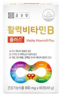 종근당 활력 비타민B 플러스 60정, 1박스