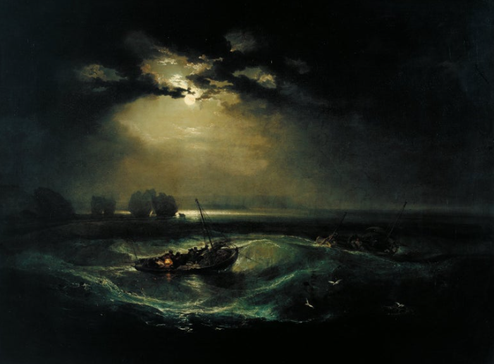 윌리엄 터너의 「바다의 어부(Fishermen at Sea)」