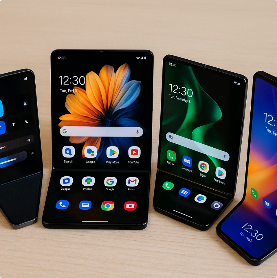 다양한 회사의 폴더블 폰